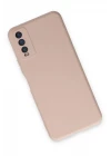 Vivo Y11S Kılıf Nano içi Kadife Silikon - Pudra