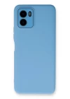 Vivo Y15S Kılıf Lansman Glass Kapak - Mavi