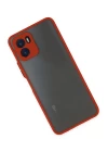 Vivo Y15S Kılıf Montreal Silikon Kapak - Kırmızı