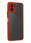 Vivo Y15S Kılıf Montreal Silikon Kapak - Kırmızı