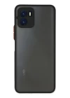 Vivo Y15S Kılıf Montreal Silikon Kapak - Siyah