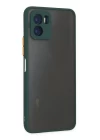 Vivo Y15S Kılıf Montreal Silikon Kapak - Yeşil
