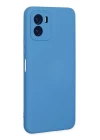 Vivo Y15S Kılıf Nano içi Kadife Silikon - Mavi