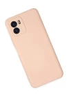 Vivo Y15S Kılıf Nano içi Kadife Silikon - Pudra