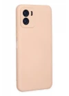 Vivo Y15S Kılıf Nano içi Kadife Silikon - Pudra
