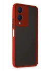 Vivo Y17S Kılıf Montreal Silikon Kapak - Kırmızı
