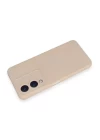 Vivo Y17S Kılıf Nano içi Kadife Silikon - Pudra
