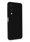 Vivo Y17S Kılıf Nano içi Kadife Silikon - Siyah