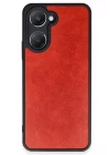 Vivo Y18 Kılıf Aras Deri Kapak - Kırmızı