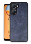 Vivo Y18 Kılıf Aras Deri Kapak - Lacivert