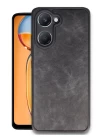 Vivo Y18 Kılıf Aras Deri Kapak - Siyah
