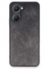 Vivo Y18 Kılıf Aras Deri Kapak - Siyah