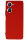 Vivo Y18 Kılıf First Silikon - Kırmızı