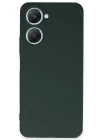 Vivo Y18 Kılıf First Silikon - Koyu Yeşil