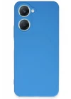 Vivo Y18 Kılıf First Silikon - Mavi