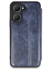 Vivo Y18 Kılıf Flip Cover - Lacivert