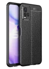 Vivo Y21S Kılıf Auto Focus Kapak - Siyah