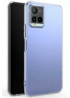 Vivo Y21S Kılıf Lüx Şeffaf Silikon