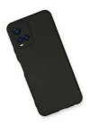 Vivo Y21S Kılıf Nano içi Kadife Silikon - Siyah