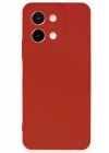 Vivo Y28 Kılıf First Silikon - Kırmızı