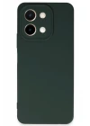 Vivo Y28 Kılıf First Silikon - Koyu Yeşil