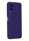 Vivo Y53S Kılıf Nano içi Kadife Silikon - Mor