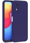 Vivo Y53S Kılıf Nano içi Kadife Silikon - Mor