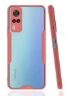 Vivo Y53S Kılıf Platin Silikon - Pembe