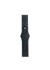 Watch 20mm Spor Delikli Kordon - Siyah-Füme