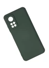 Xiaomi Mi 10T Kılıf Nano içi Kadife Silikon - Koyu Yeşil