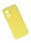 Xiaomi Mi 10T Kılıf Nano içi Kadife Silikon - Sarı