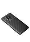 Xiaomi Mi 10T Lite Kılıf Auto Focus Karbon Kapak - Siyah