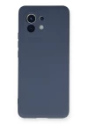 Xiaomi Mi 11 Kılıf Nano içi Kadife Silikon - Gri
