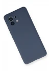 Xiaomi Mi 11 Kılıf Nano içi Kadife Silikon - Gri