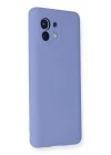 Xiaomi Mi 11 Kılıf Nano içi Kadife Silikon - Lila