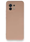 Xiaomi Mi 11 Kılıf Nano içi Kadife Silikon - Pudra