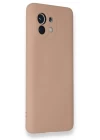 Xiaomi Mi 11 Kılıf Nano içi Kadife Silikon - Pudra