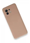 Xiaomi Mi 11 Kılıf Nano içi Kadife Silikon - Pudra