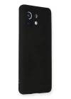 Xiaomi Mi 11 Kılıf Nano içi Kadife Silikon - Siyah