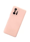 Xiaomi Mi 11T Pro Kılıf Nano içi Kadife Silikon - Pudra