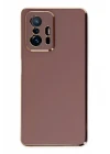 Xiaomi Mi 11T Pro Kılıf Volet Silikon - Kırmızı