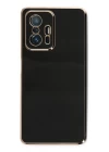 Xiaomi Mi 11T Pro Kılıf Volet Silikon - Siyah