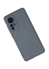 Xiaomi Mi 12 Kılıf Nano içi Kadife Silikon - Gri