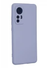 Xiaomi Mi 12 Kılıf Nano içi Kadife Silikon - Lila