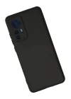 Xiaomi Mi 12 Kılıf Nano içi Kadife Silikon - Siyah
