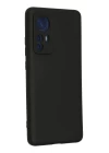 Xiaomi Mi 12 Kılıf Nano içi Kadife Silikon - Siyah