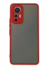Xiaomi Mi 12 Lite Kılıf Montreal Silikon Kapak - Kırmızı