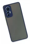 Xiaomi Mi 12 Lite Kılıf Montreal Silikon Kapak - Lacivert