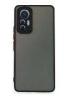 Xiaomi Mi 12 Lite Kılıf Montreal Silikon Kapak - Siyah