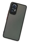 Xiaomi Mi 12 Lite Kılıf Montreal Silikon Kapak - Siyah